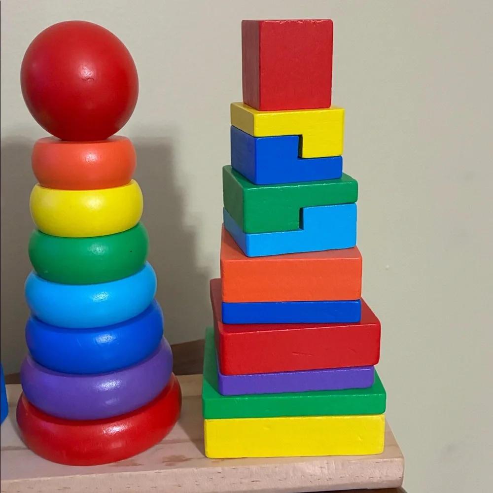 Melissa & Doug GEOMETRIC STACKER - Picture 3 of 8